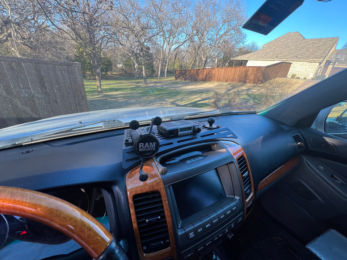 GX470 - Dash Mounted MOLLE - bolt on, no drilling or tape