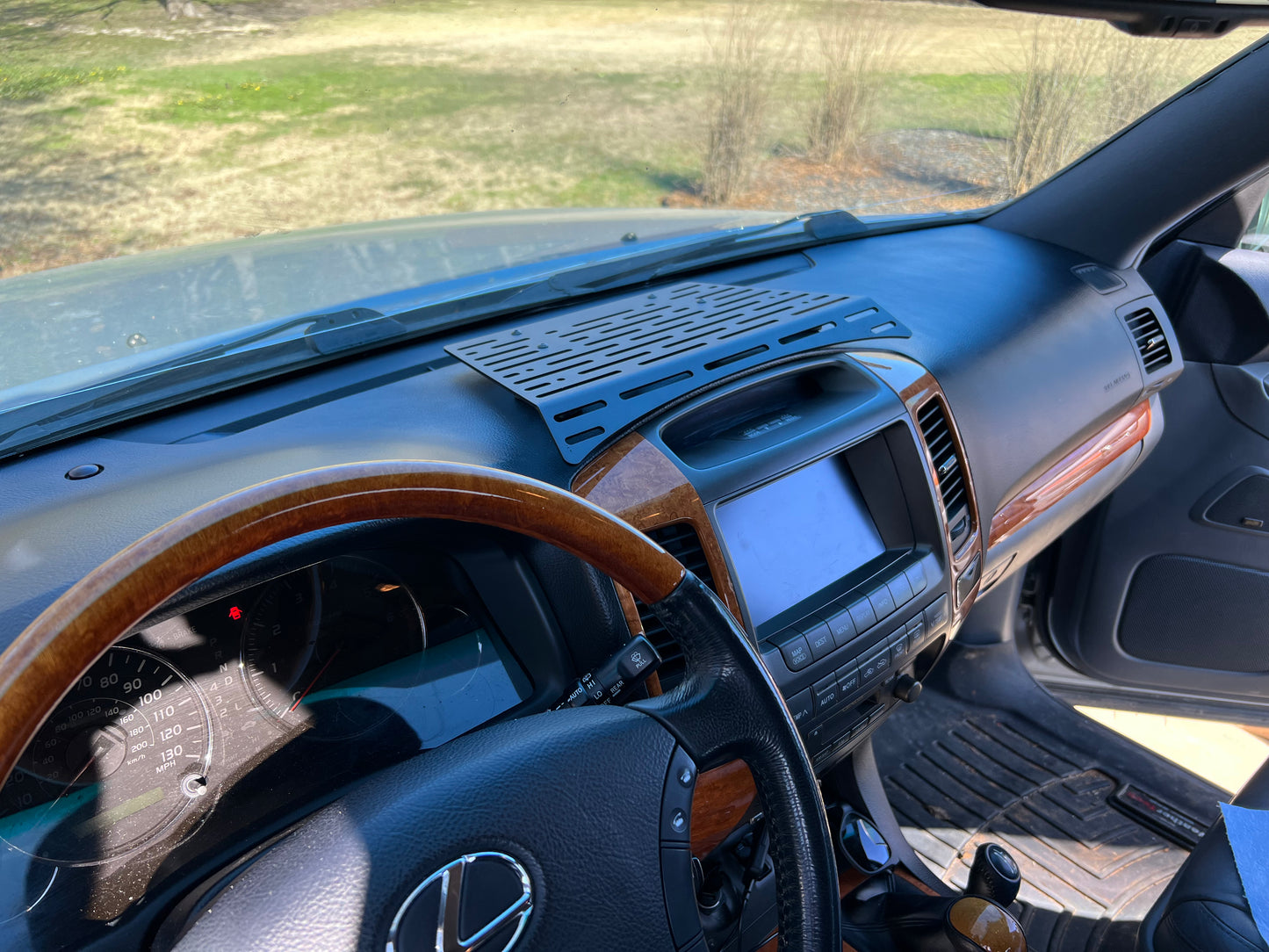 GX470 - Dash Mounted MOLLE - bolt on, no drilling or tape