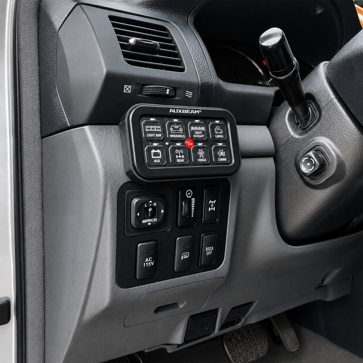GX470 Auxbeam Switch Panel Mount