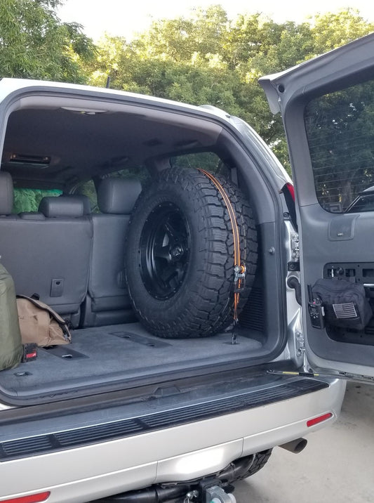 3rd Row Spare Tire Carrier - GX470 & 4th Gen. T4R