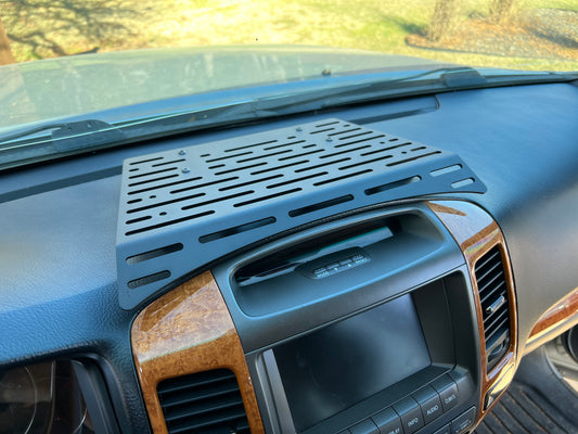 GX470 - Dash Mounted MOLLE - bolt on, no drilling or tape